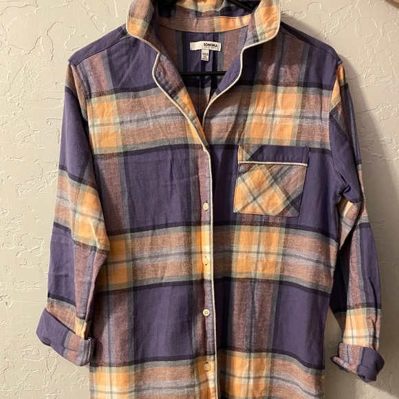 Flannel sleep dress
